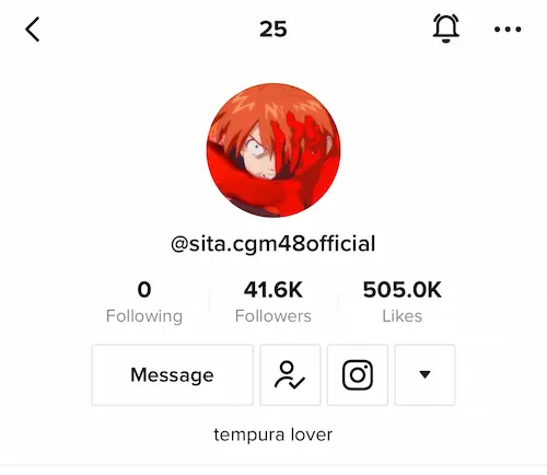 Sita TikTok Account (Latest)